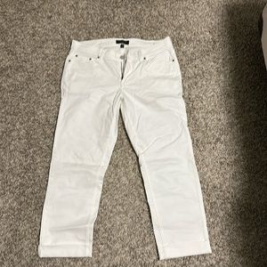 Banana Republic-Girlfriend White Jeans